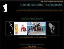 Tablet Screenshot of gemma-roordink-vakfotografie.nl